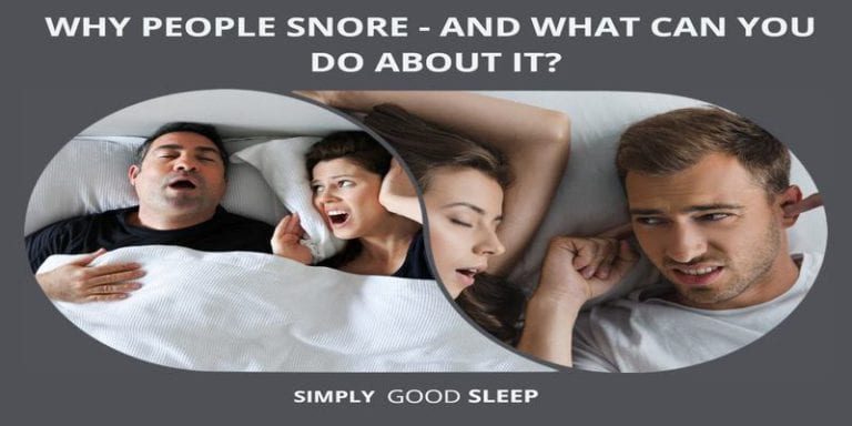 Snoring - what can you do about it? | Simply Good Sleep