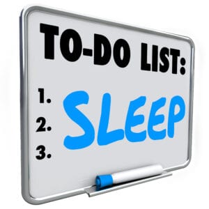 To do list - SLEEP