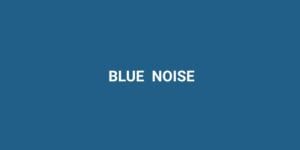 Blue Noise for Sleep