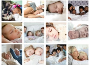 Photo Collage of People Sleeping - Simply Good Sleep