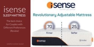 iSense Sleep Mattress - The Best Choice for Couples with Different Preferences - Review by Simply Good Sleep