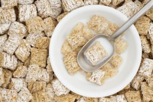 Whole-Grain Cereal with Milk Bedtime Snack for Better Sleep