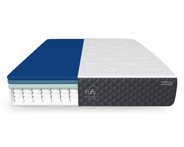 puffy lux king mattress cost