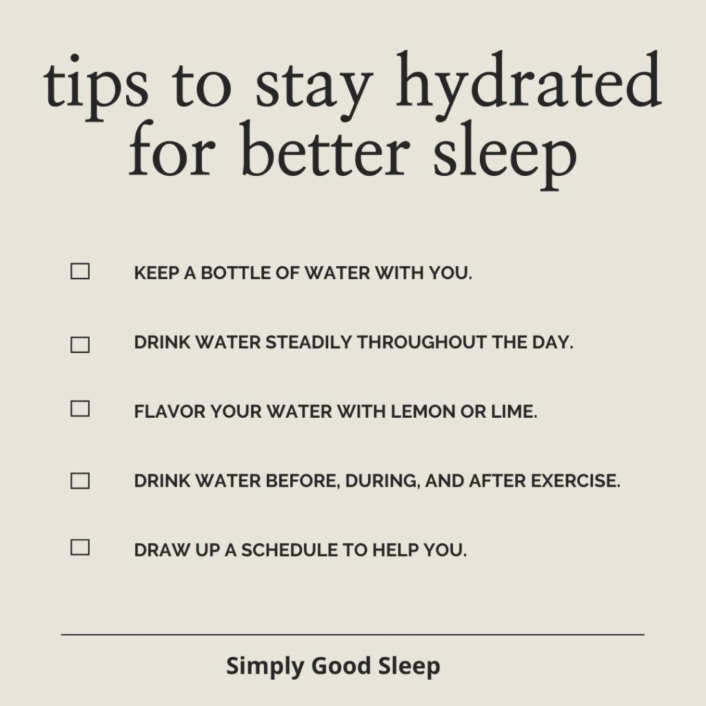 Does Dehydration Affect Sleep