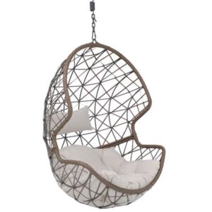 Sunnydaze Outdoor Hanging Egg Chair - in Backyard Patio Design Ideas by Simply Good Sleep