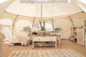 The Allure of Luxury Glamping Tent - Comfortable Sleep in Nature - Simply Good Sleep