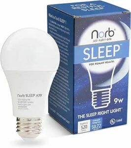 NorbSLEEP Light Bulb - Gift Guide for the Person Who Loves Sleep - Simply Good Sleep