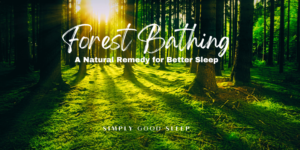 Forest Bathing - A Natural Remedy for Better Sleep - by Simply Good Sleep